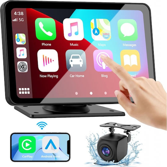 Pyramid Автомобилна Аудио Система (Блутут/USB/AUX/WiFi/GPS/Apple-Carplay/Android-Auto) с Тъчскрийн 7"