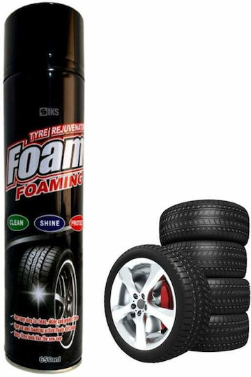 Spumă Curățare / Lustruire / Protecție pentru Elastici și Jante Auto 650ml