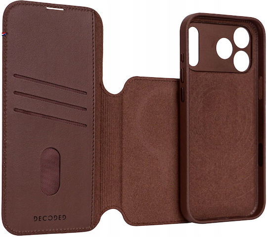 Decoded Detachable Wallet Μεταλλικό 1.2mm Καφέ (iPhone 17 Pro)