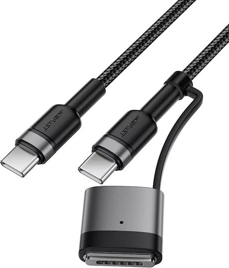 Acefast USB 2.0 Kabel USB-C männlich - USB-C 240W Schwarz 1.2m