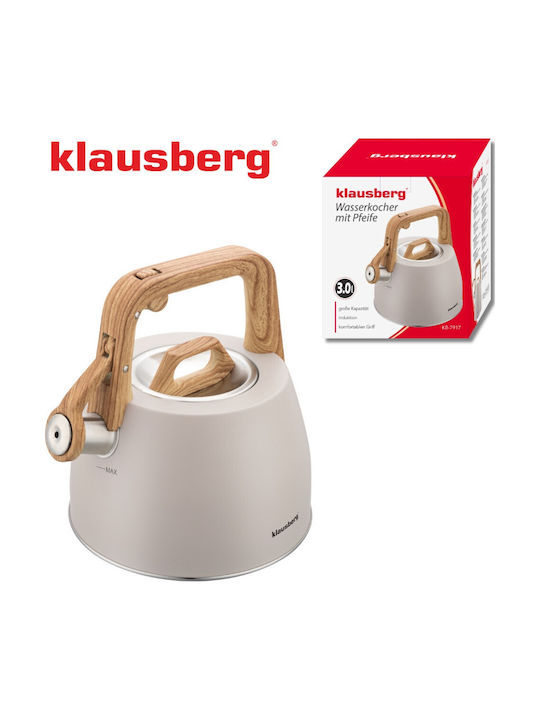 Klausberg Kettle Stainless Steel Gray 2500ml