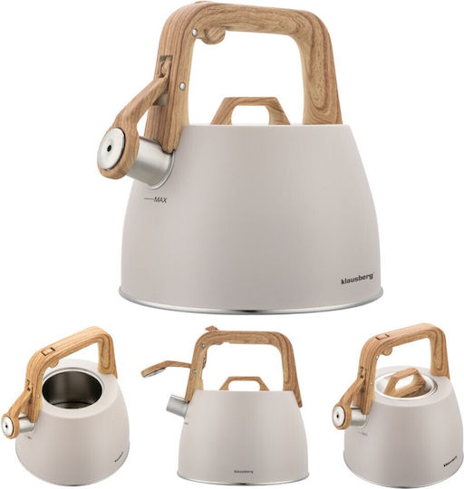 Klausberg Βραστήρας Ανοξείδωτος Γκρι 2500ml