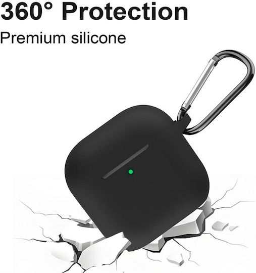 Λουράκι Θήκη Σιλικόνης σε Διάφανο χρώμα για Apple AirPods 4
