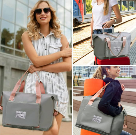 Sack Voyage 35lt Gray Fabric L41xW22xH28cm