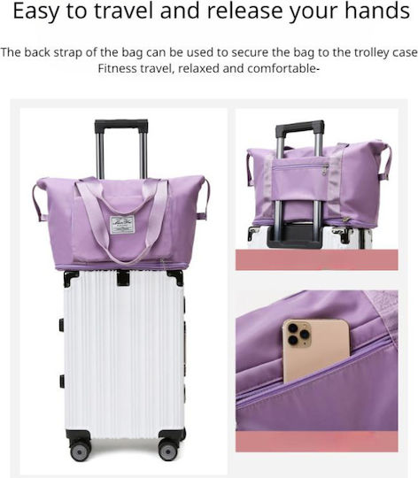 Sack Voyage 35lt Purple Fabric L41xW22xH28cm