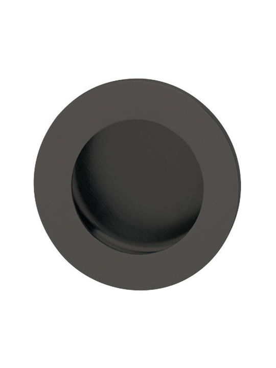 Mânere De Mobilier Rotund Finetto Φ-35mm Metalic Negru