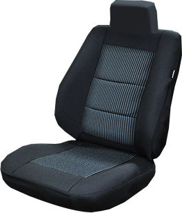 Smartic Set De Huse Pentru Scaune Auto 9 Buc Dacia Logan Negre