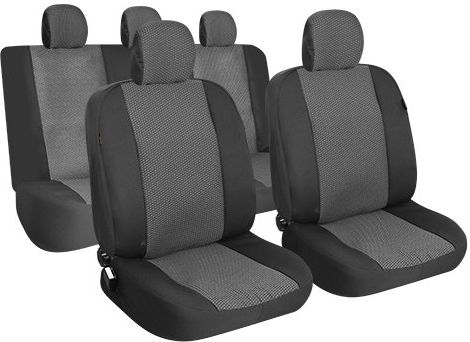 Smartic Μπροστινά Καλύμματα Αυτοκινήτου 11τμχ Dacia Logan Μαύρα