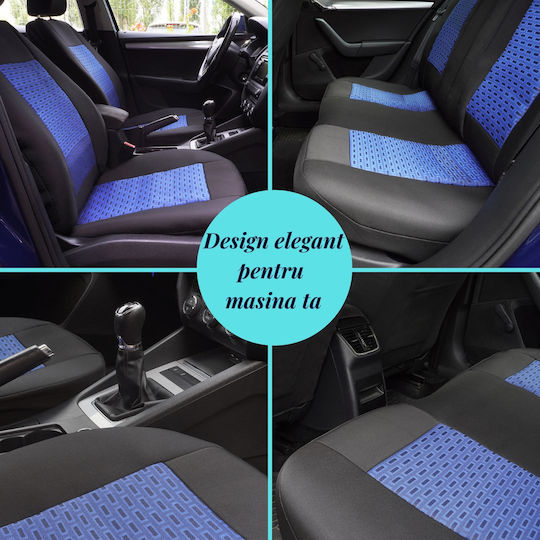 Smartic Set Spătare Auto 11buc Albastru