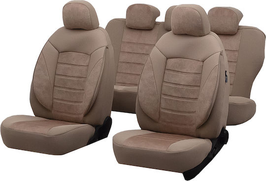 Smartic Set Spătare Auto 11buc Bej