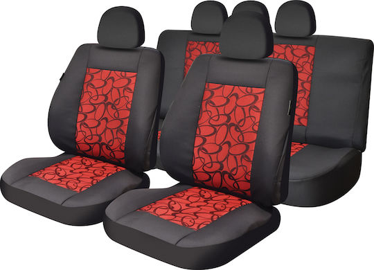 Smartic Car Seat Back Set 11pcs Red