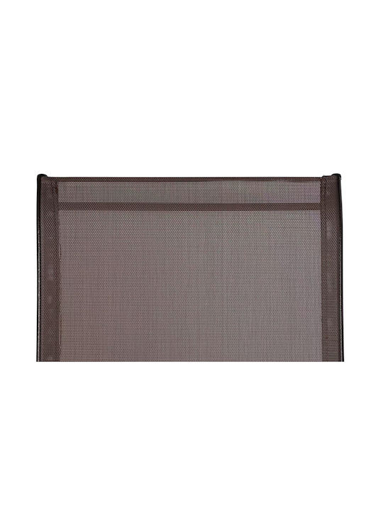 Epiplo-Fos Perna Scaunului De Grădină Cu Spătar Maro 45.5x105cm