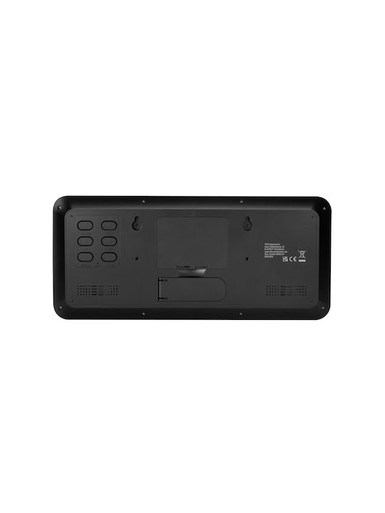 Tfa 60.4525.01 Schwarz Digital Radio-Controlled Clock With Room Climate