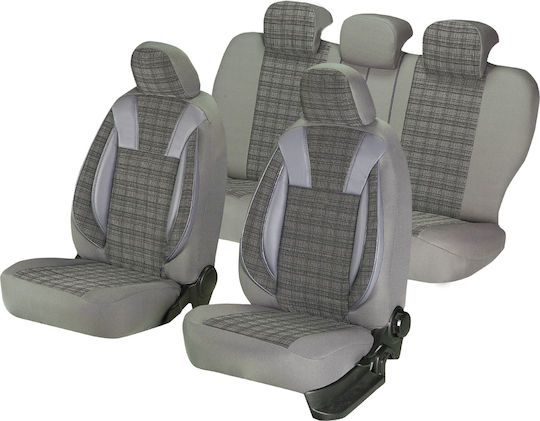 Smartic Car Seat Back Set 11pcs Gray