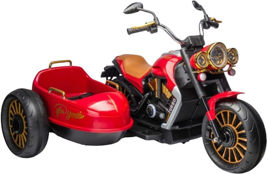 Παιδική Μηχανή Chopper Ηλεκτροκίνητη 12 Volt Κόκκινη για 3+ ετών