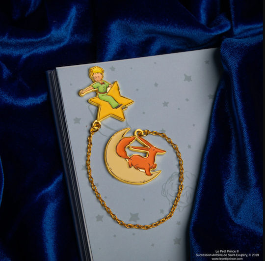 Little Prince Fox & Prince Skull Chain Bookmark Cr5961