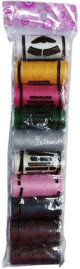 10pcs Mixed Color Sewing Thread Set Hand & Machine Sewing Projects