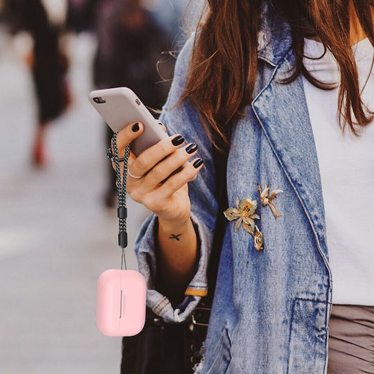 AHAstyle Θήκη Σιλικόνης σε Ροζ χρώμα για Apple AirPods Pro 2