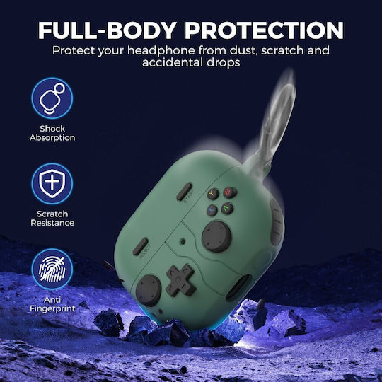 AHAstyle Θήκη Σιλικόνης σε Πράσινο χρώμα για Galaxy Buds3