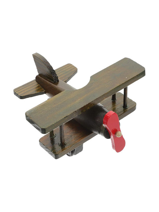 Miniatură Decorativă Avion Din Lemn 14x13x7cm 7dis123
