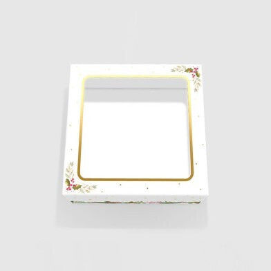 Weihnachtsaccessoires Weihnachtskuchenbox Mit Fenster 30,5x30,5x12,7cm