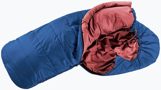 Deuter Sleeping Bag Μονό 2 Εποχών Nightblue/redwood