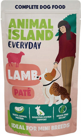 Animal Island Wet Food Dogs in Pouches with Lamb Grain-Free 10x150gr