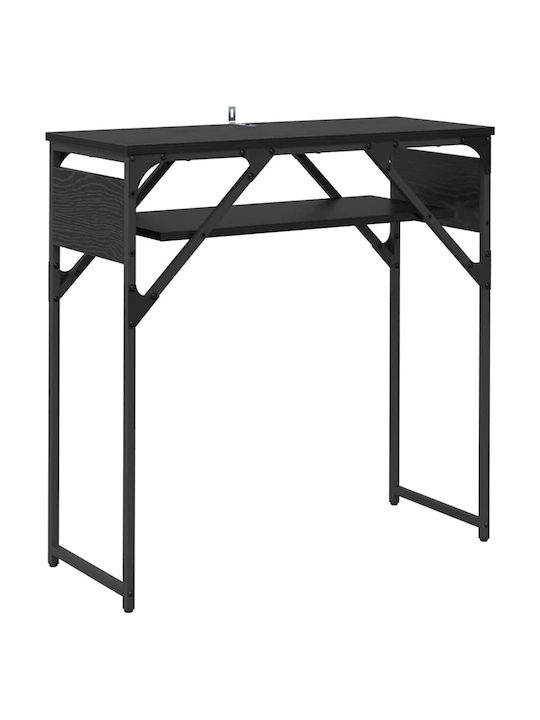 Consolă Black Oak L75xL30xH75buc
