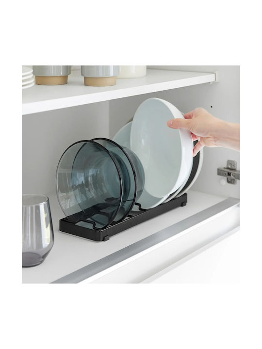 Yamazaki Inox Cabinet Dish Rack in Black Color 11x32x2cm