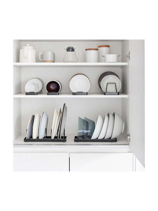 Yamazaki Inox Cabinet Dish Rack in Black Color 11x32x2cm