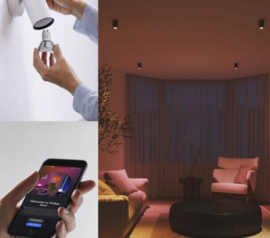 Philips Smart Bulb LED for Socket GU10 Adjustable White 345lm