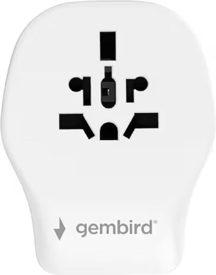 Gembird Αντάπτορας Πρίζας από Universal σε Universal