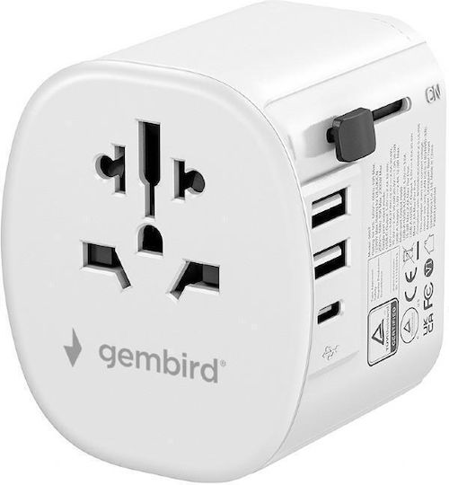 Gembird Αντάπτορας Πρίζας σε Universal