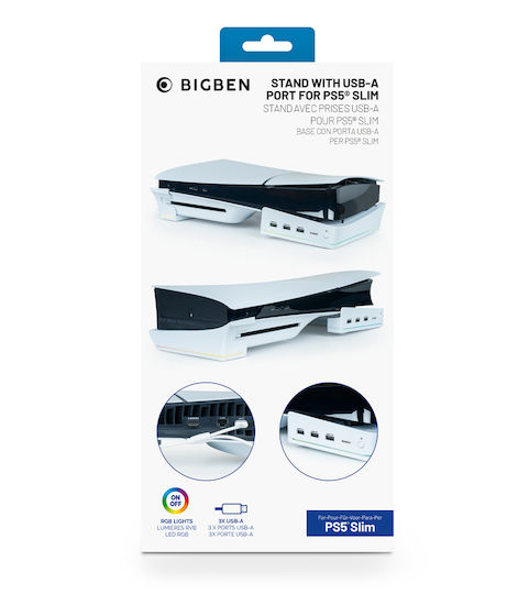 Bigben Interactive Charging Station for PS5 / PS5 Slim White