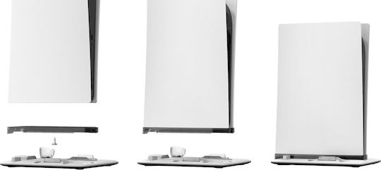Maxx Tech Βάση Φόρτισης για 2 χειριστήρια PS5 Λευκή