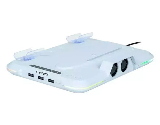 Bigben Interactive Charging Charging Station for 2 controllers PS5 White