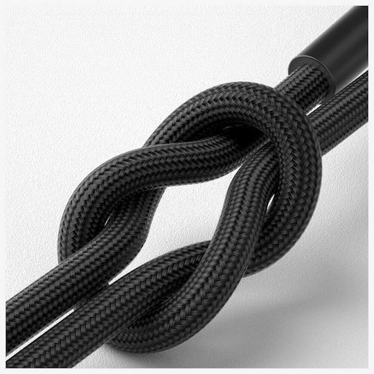 3MK USB 2.0 Cable USB-C male - USB-C 240W PD Μαύρο 2m
