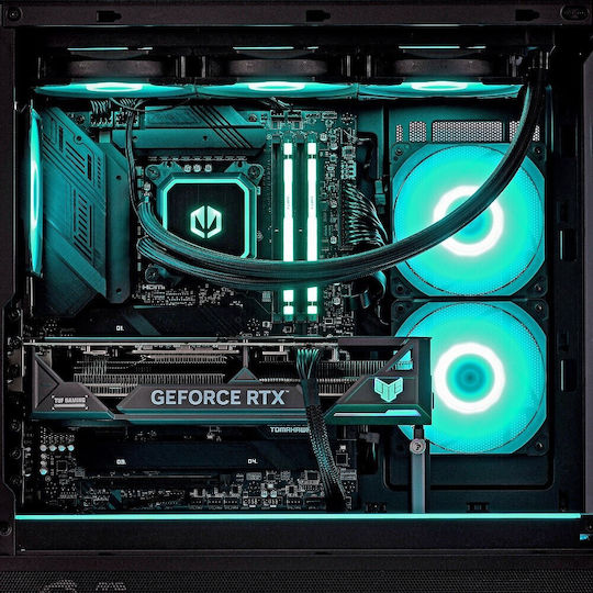 Actina Гейминг Настолен Компютър Ryzen 7-7700X 32GB DDR5 1TB SSD Radeon RX 9070 XT Без Операционна Система