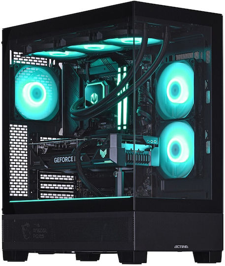 Actina Гейминг Настолен Компютър Ryzen 7-7800X3D 32GB DDR5 1TB SSD Radeon RX 9070 XT W11 Home