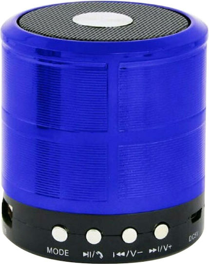 Gembird SPK-BT-08 Ηχείο Bluetooth 3W με Διάρκεια Μπαταρίας έως 3 ώρες Μπλε