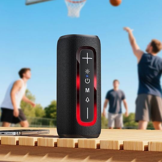 Hoco HC36 Brocade Sports Bluetooth Speaker 10W with Radio and Battery Life up to 3 hours Black