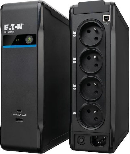 Eaton 3P Ellipse 550 UPS Line-Interactive 550VA 330W With 4 IEC AC Outlets