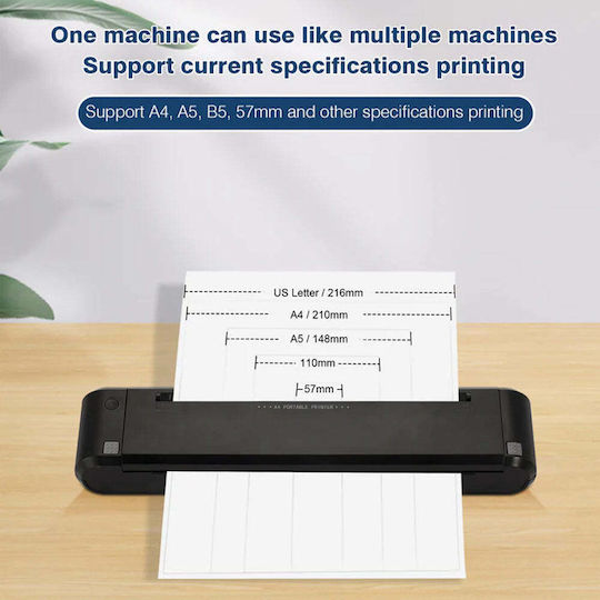 Netum NT-P808 Black and White Thermal Printer