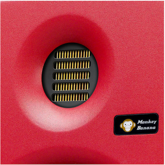 Monkey Banana Baboon 6 Ηχείo Studio Monitor 6.5" 80W (Τεμάχιο) Κόκκινο
