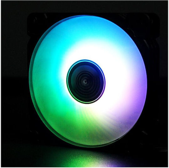 Jonsbo FR-502 Case Fan 120mm (1500rpm / 52.4cfm) με ARGB Φωτισμό και Σύνδεση 3-Pin / 4-Pin PWM