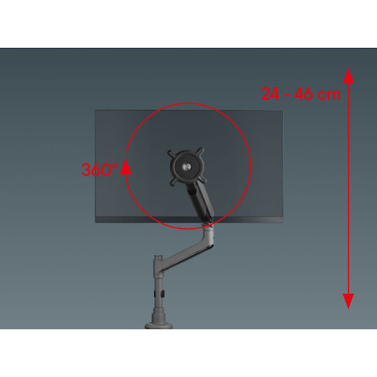 One For All DM 5110 Halterung Auf dem Schreibtisch Monitor bis 50" mit Arm