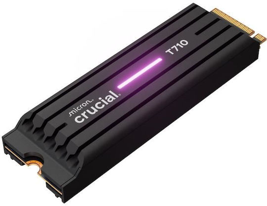 Crucial T710 SSD 4TB M.2 Type With PCI Express 5.0 Connection And Heatsink PS5 Compatible CT4000T710SSD5