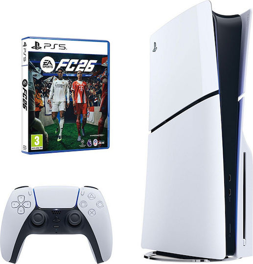 Sony PlayStation 5 Slim 1TB FC 26 (Voucher) (Official Bundle)