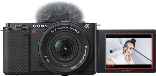 Sony ZV-E10 Mirrorless Camera Kit (E PZ 16-50mm F3.5-5.6 OSS II) Black