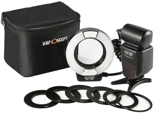 K&F Concept KF150 TTL Светкавица Макро Ринг за Nikon Фотоапарати